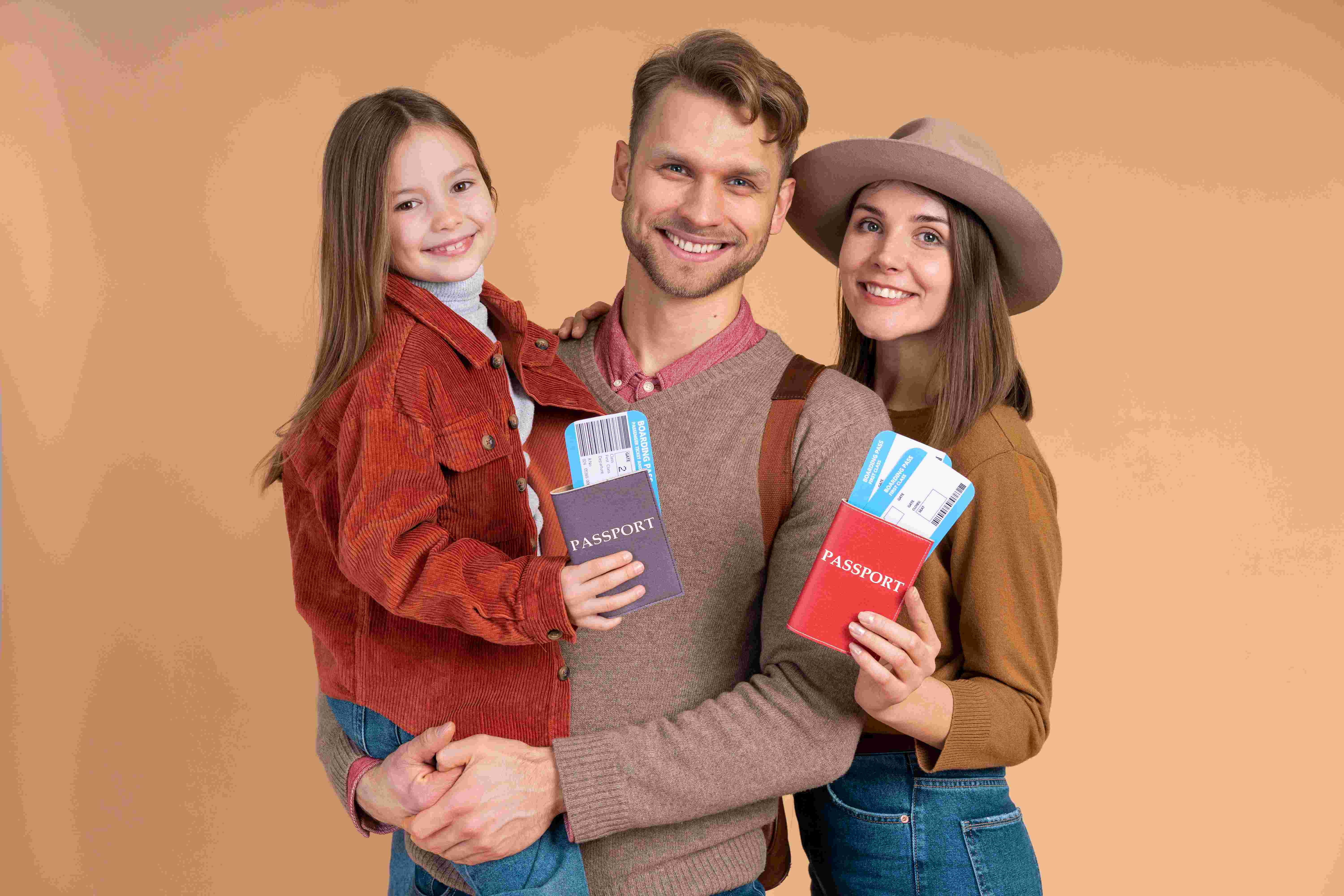 Family traveling together